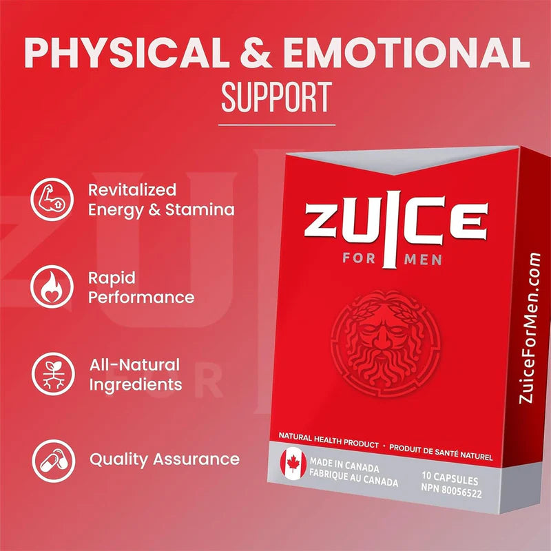 ZUICE pour hommes, formule d'amélioration des performances masculines