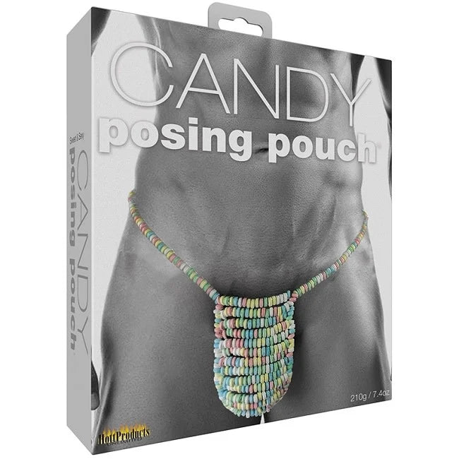 Endible candy male posing pouch