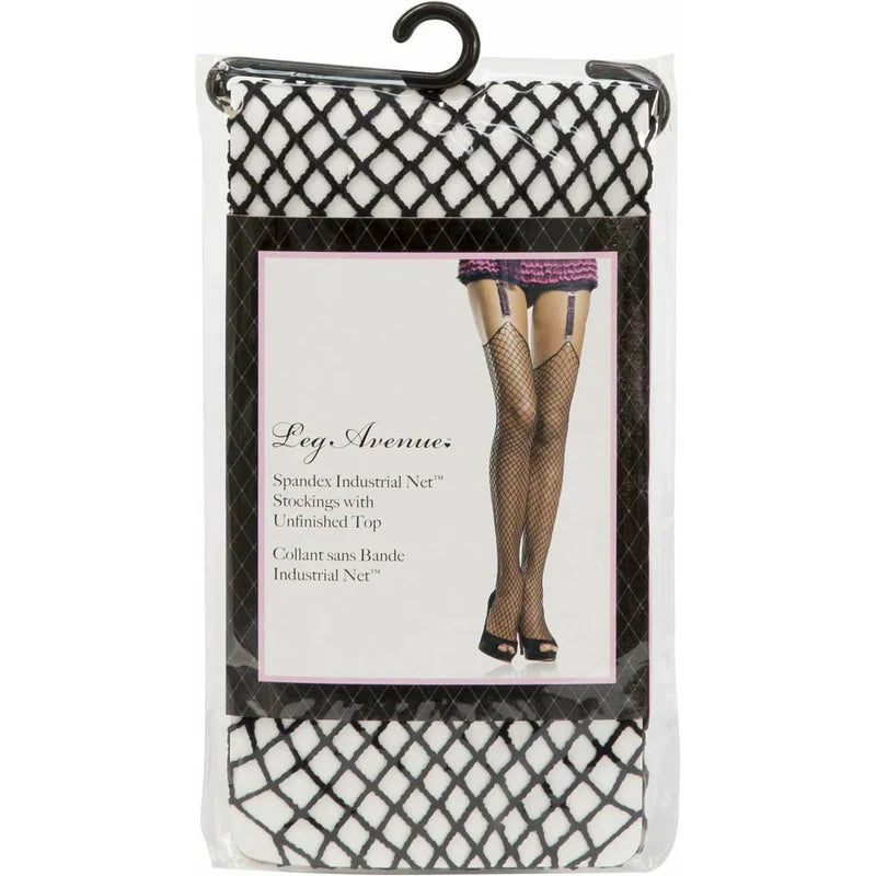 Leg Avenue - Bas résille industrielle en spandex - Taille unique