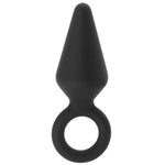 Anal Adventures Platinum Loop Plug in Small Blush