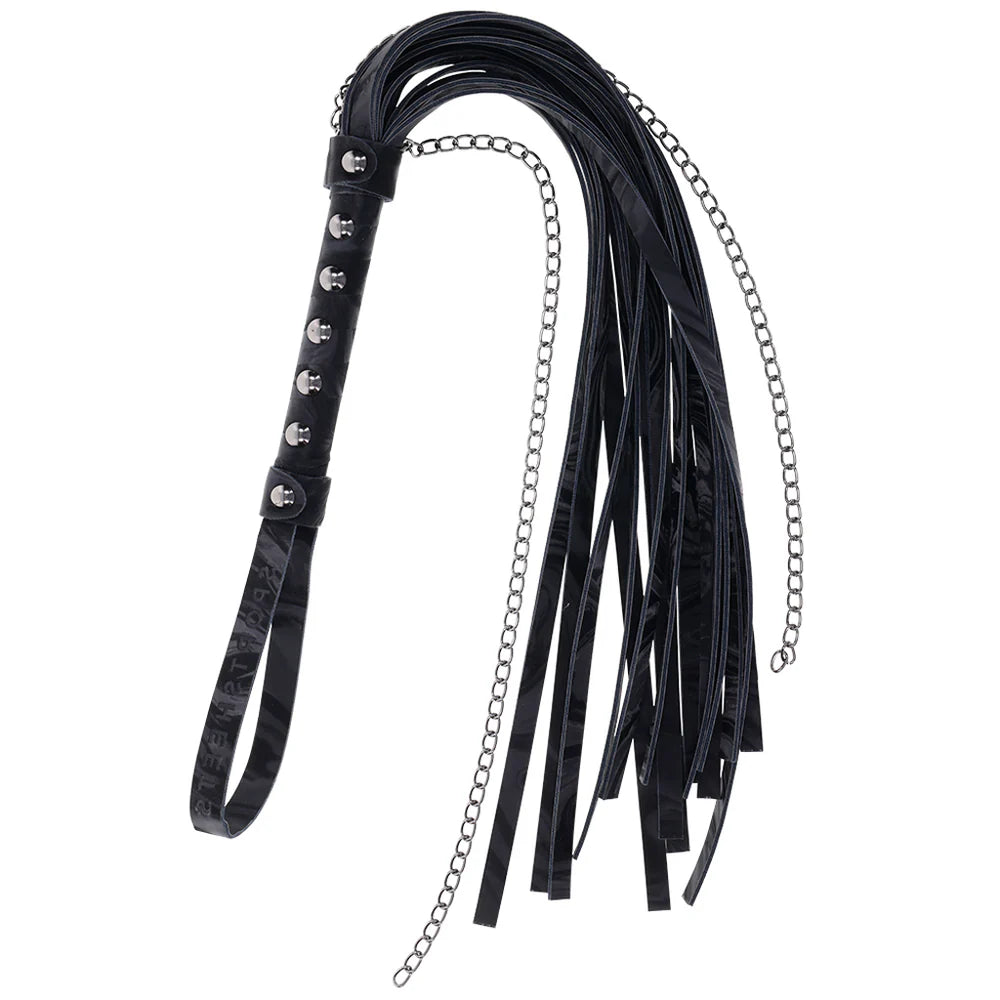 Sportsheets - Velvet noir chain flogger