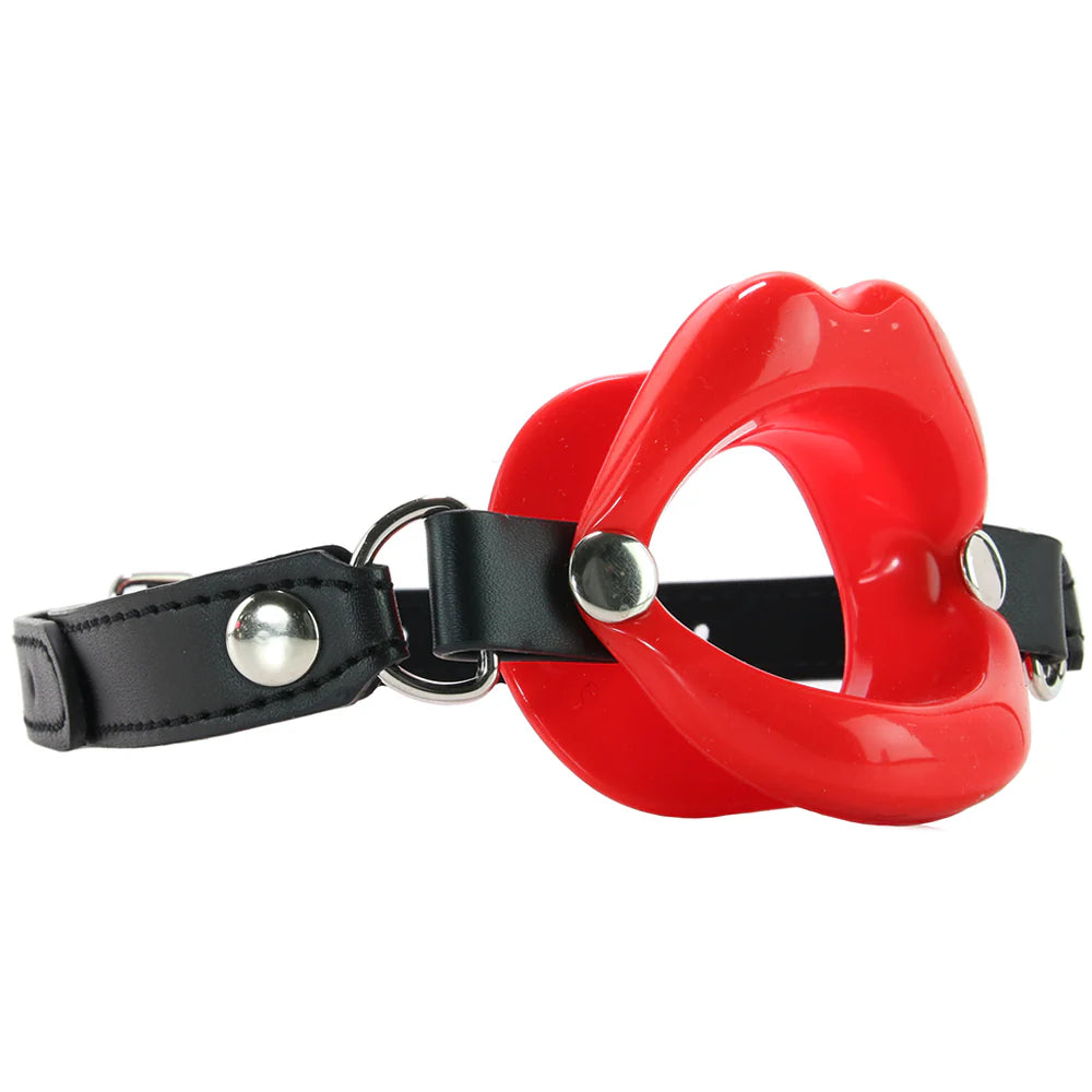 Bâillon en silicone rouge - Sex & Mischief