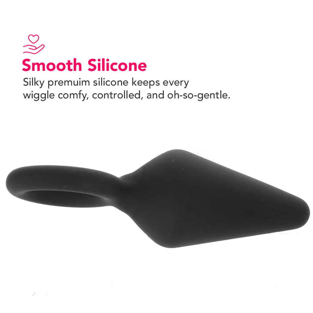 Anal Adventures Platinum Loop Plug in Small Blush
