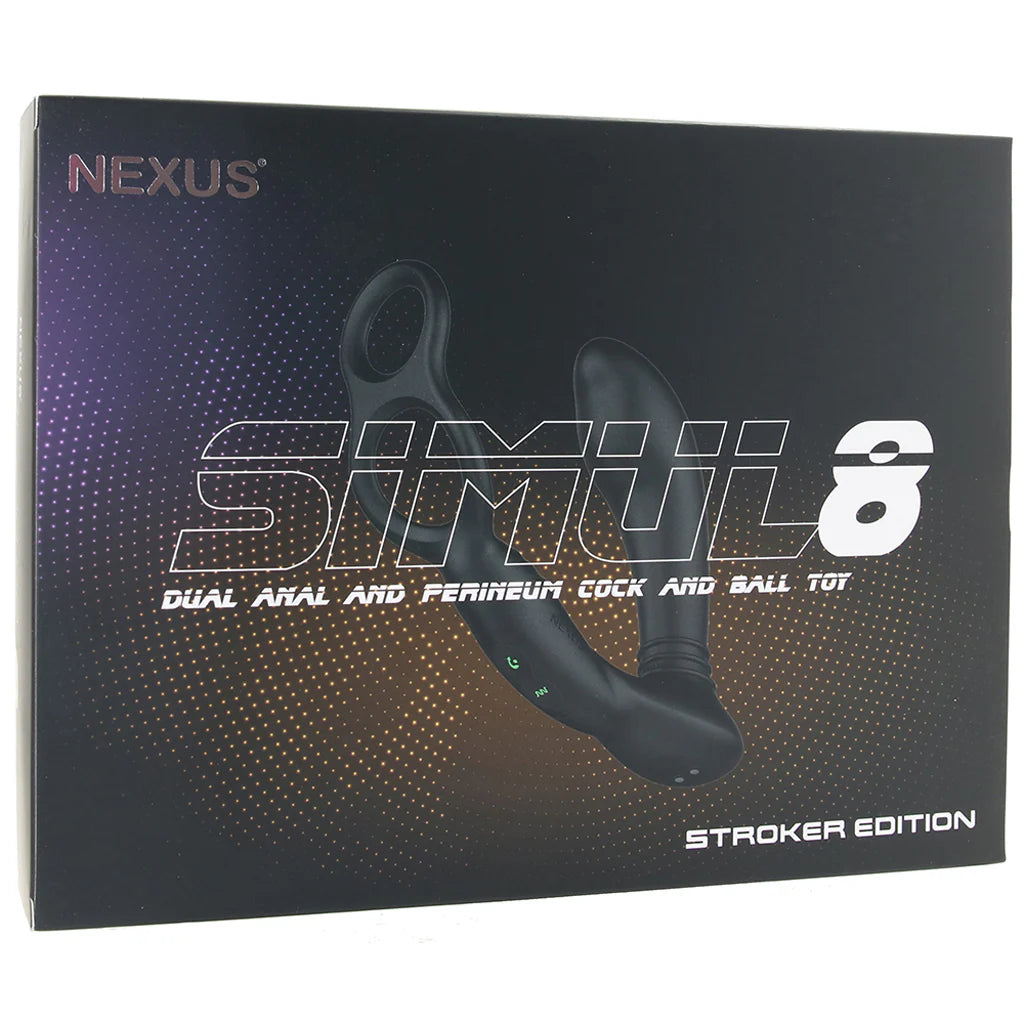 Nexus simul8 - Stroker Edition Double Vibromasseur Pénis et Testicules