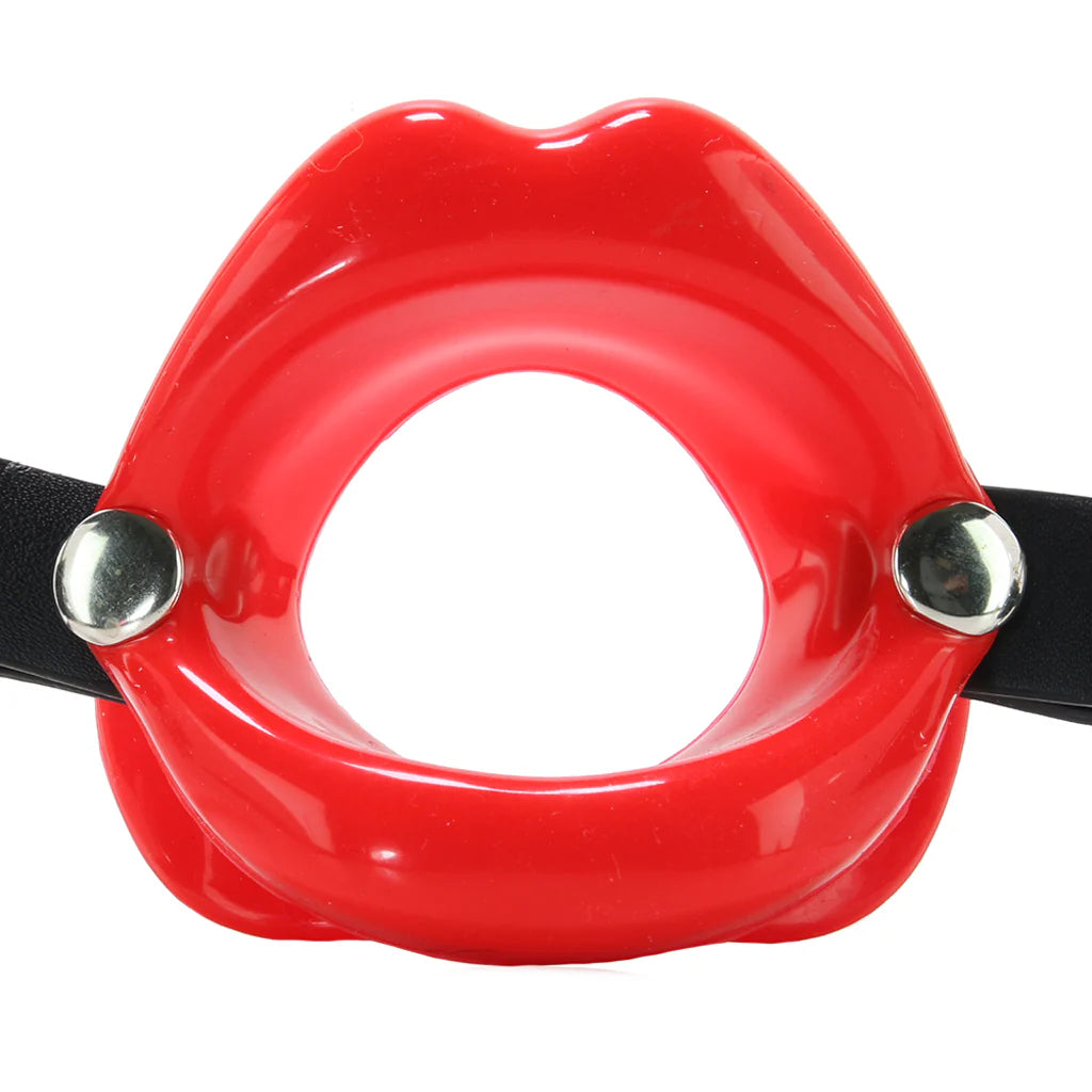 Bâillon en silicone rouge - Sex & Mischief