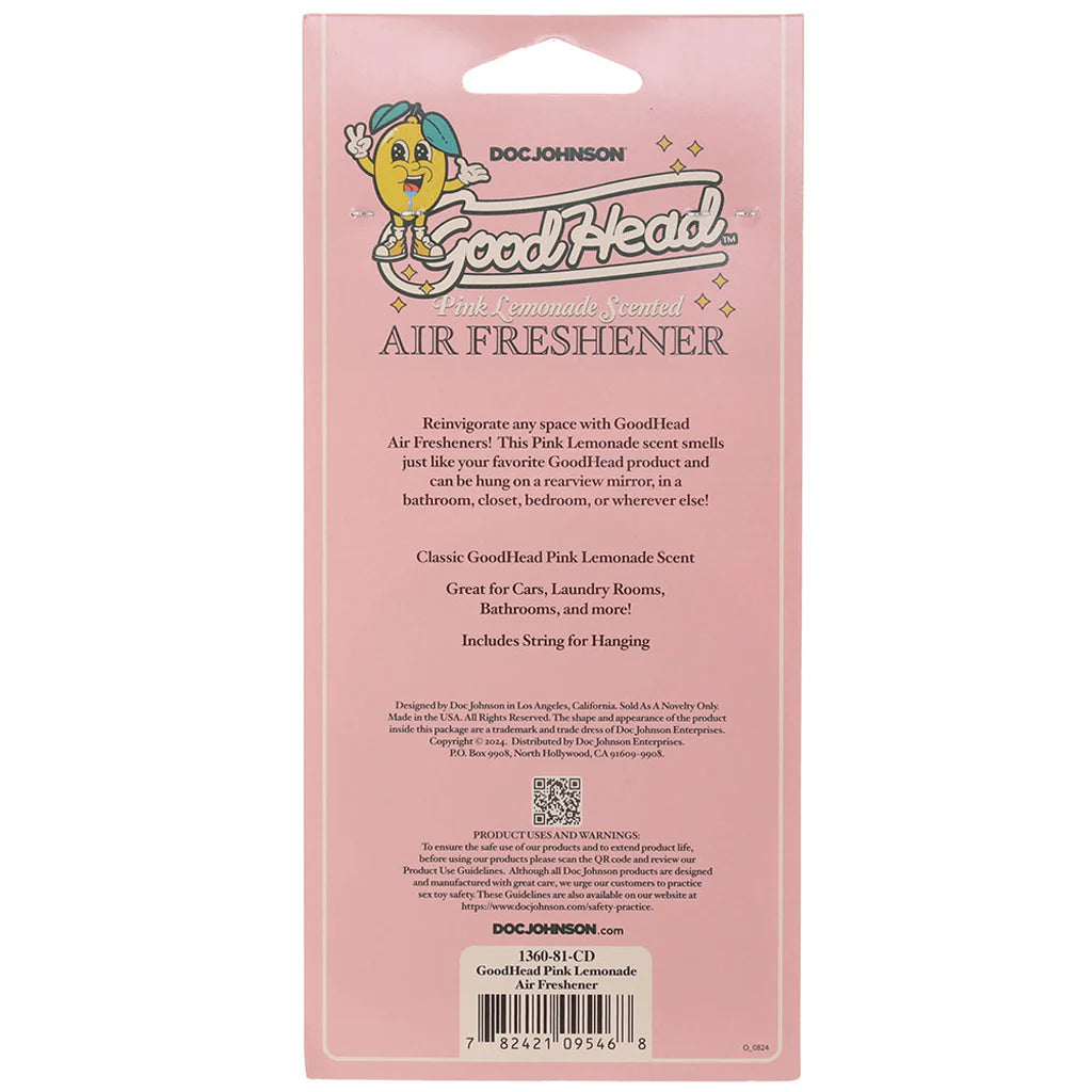 Désodorisant GoodHead à la limonade rose