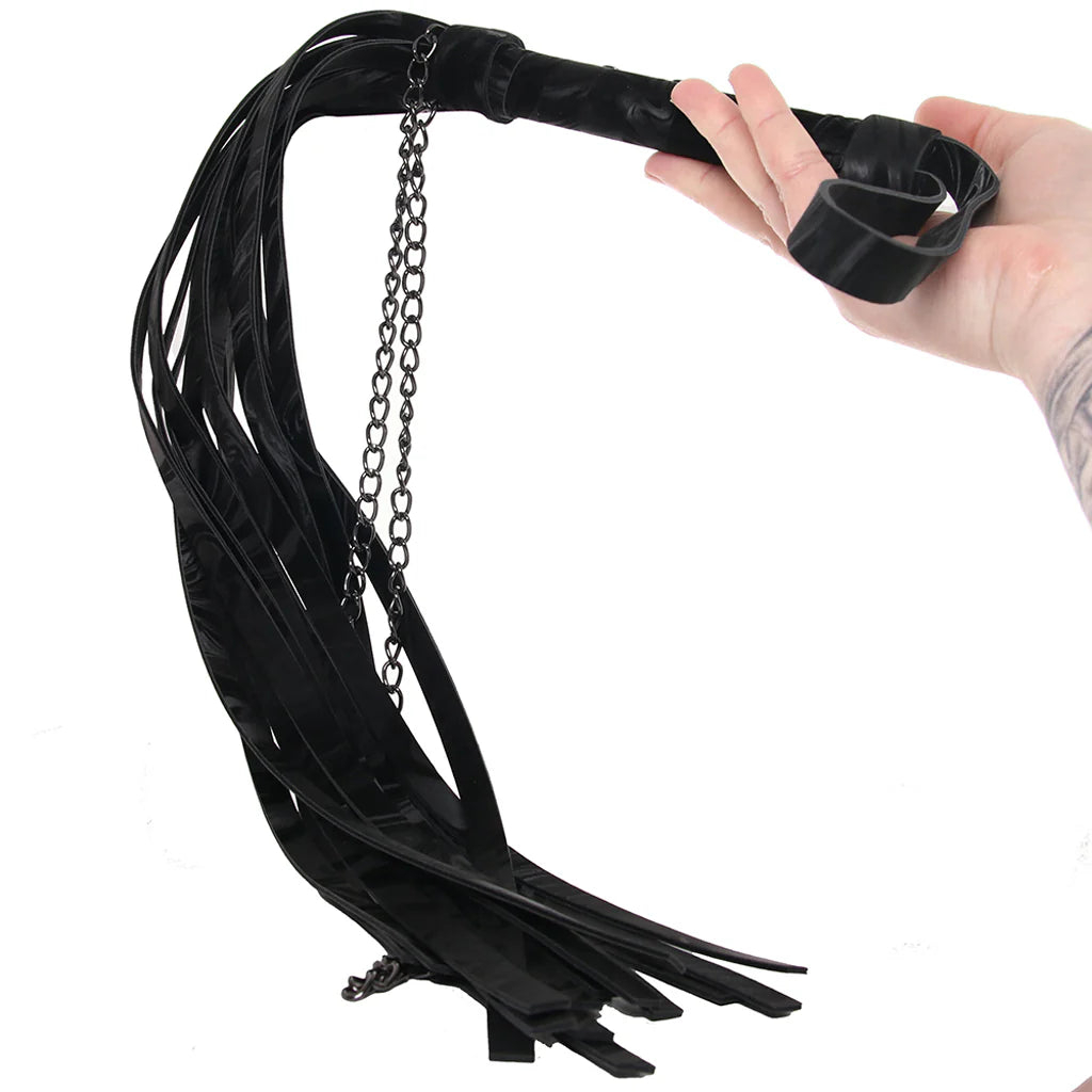 Sportsheets - Velvet noir chain flogger