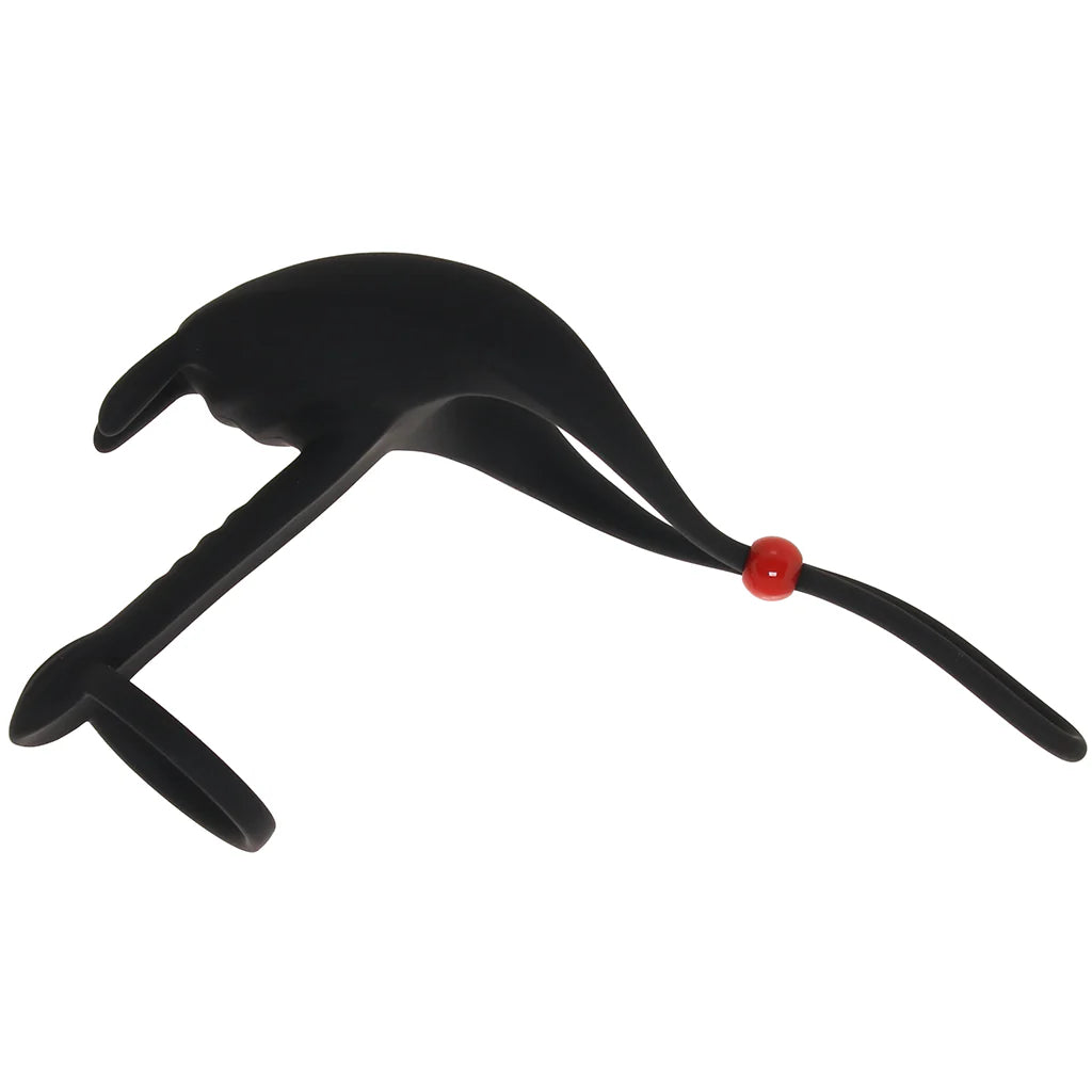 Anneau pénien et anneau de serrage pour testicules avec télécommande Cock Power