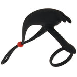 Anneau pénien et anneau de serrage pour testicules avec télécommande Cock Power