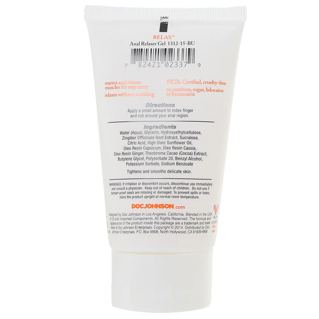 Relaxant anal en 56 g (2 oz) Docteur Johnson