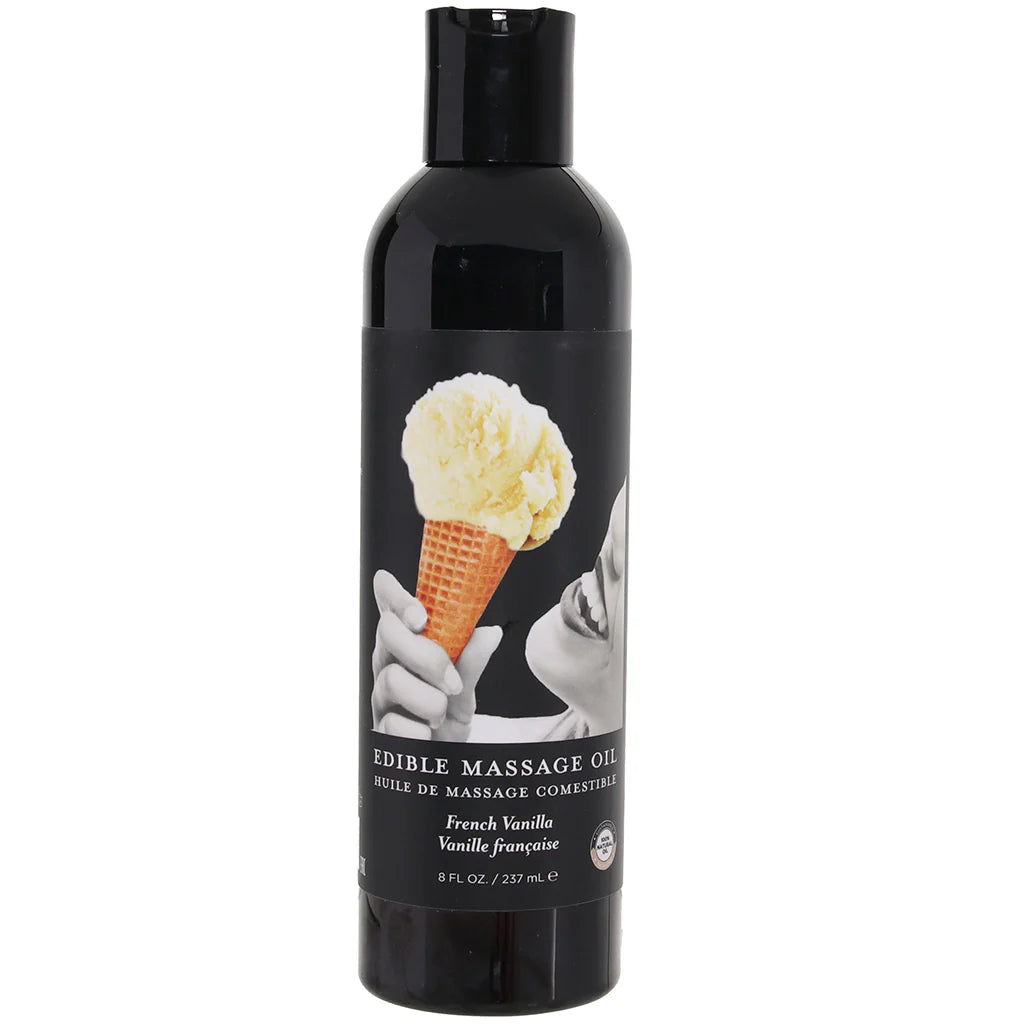 Huile de massage comestible - (8 oz)