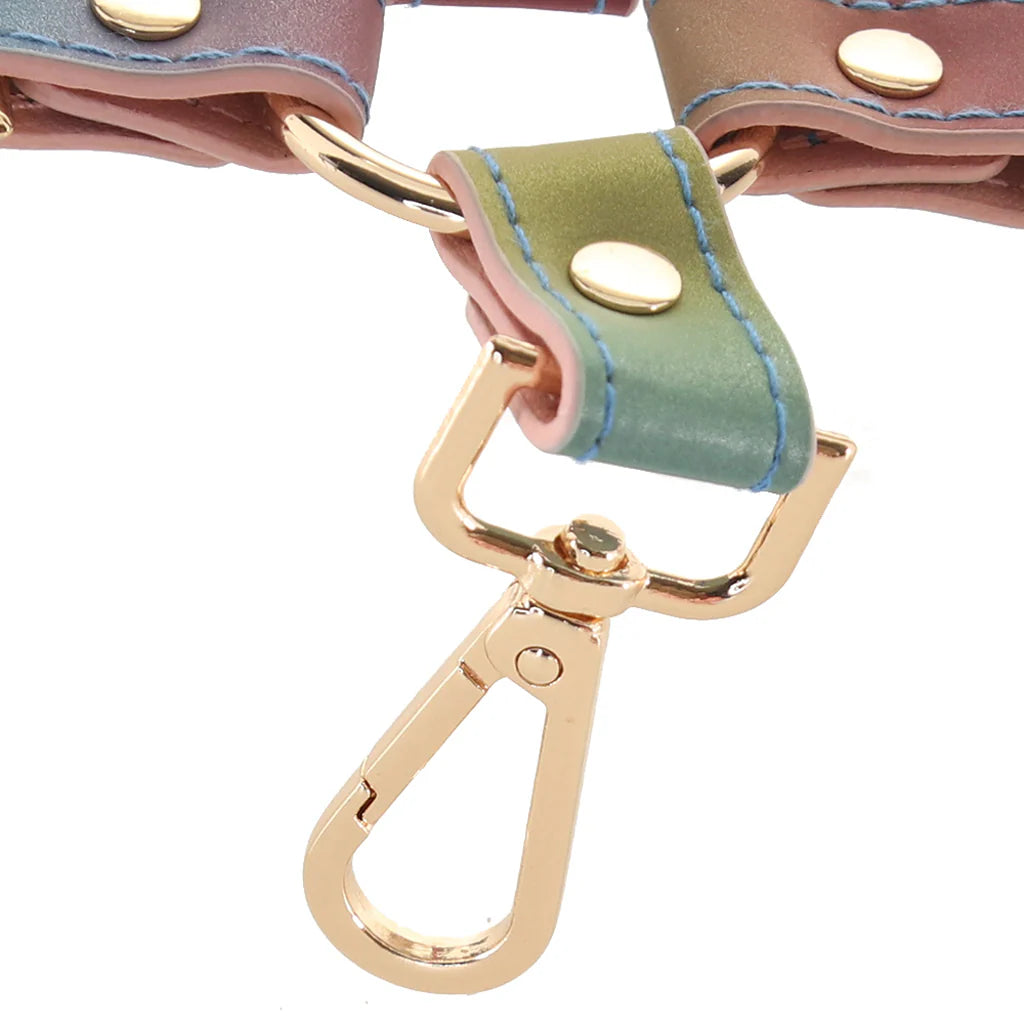 Nœud de bondage Spectra Hog Tie arc-en-ciel