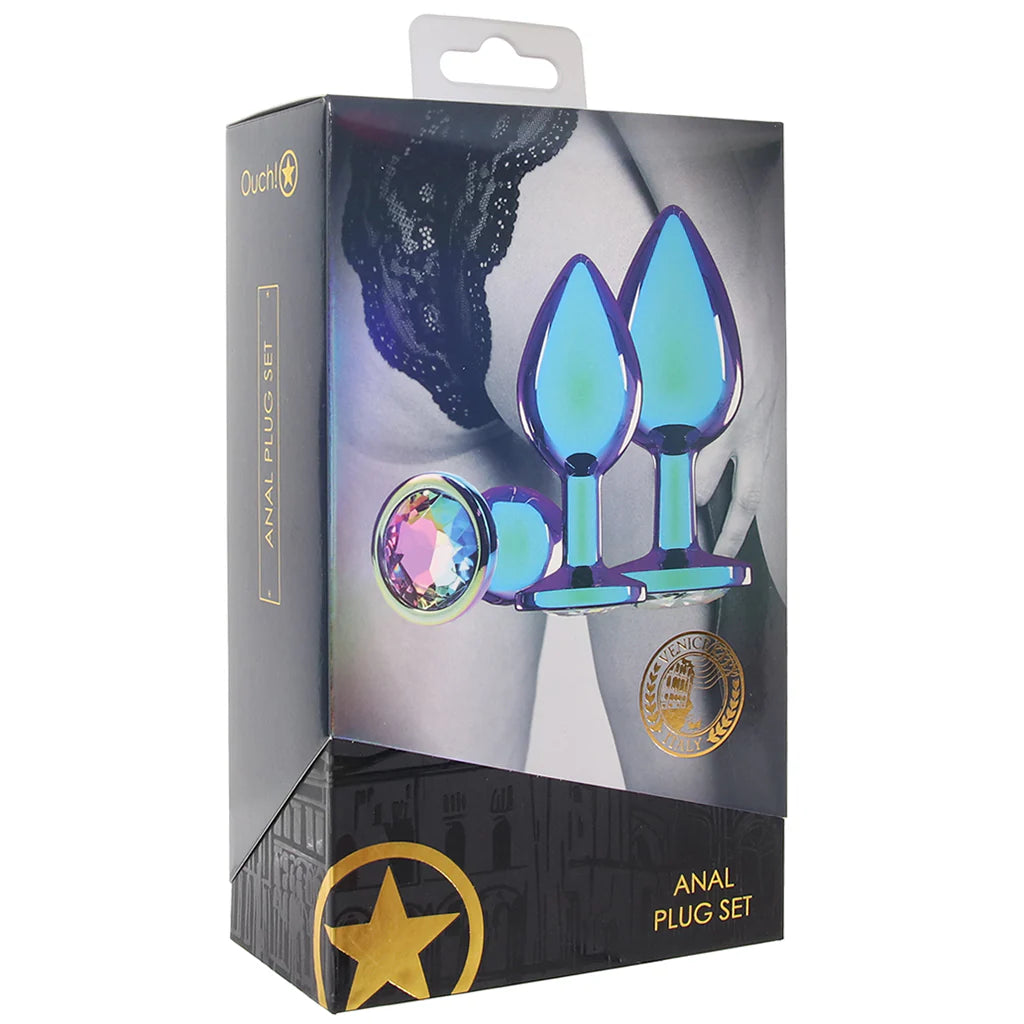 Ouch ! Ensemble de plugs anaux en métal Venice Collection