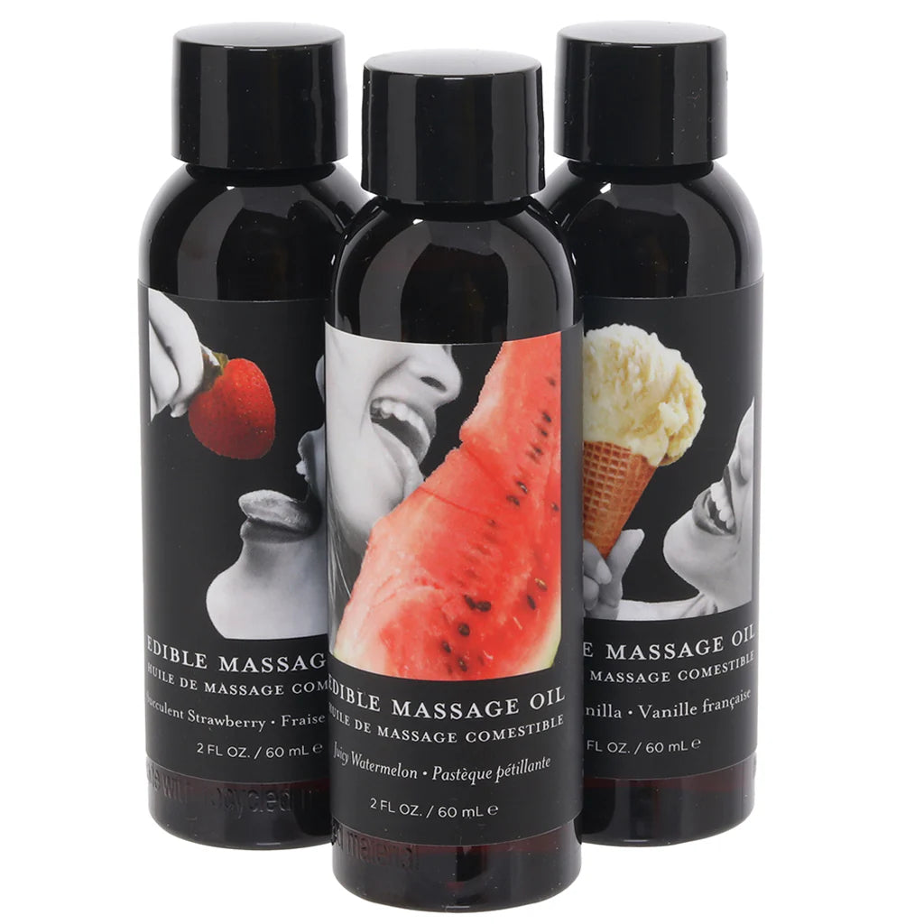 Huile de massage comestible - (3x60ML)