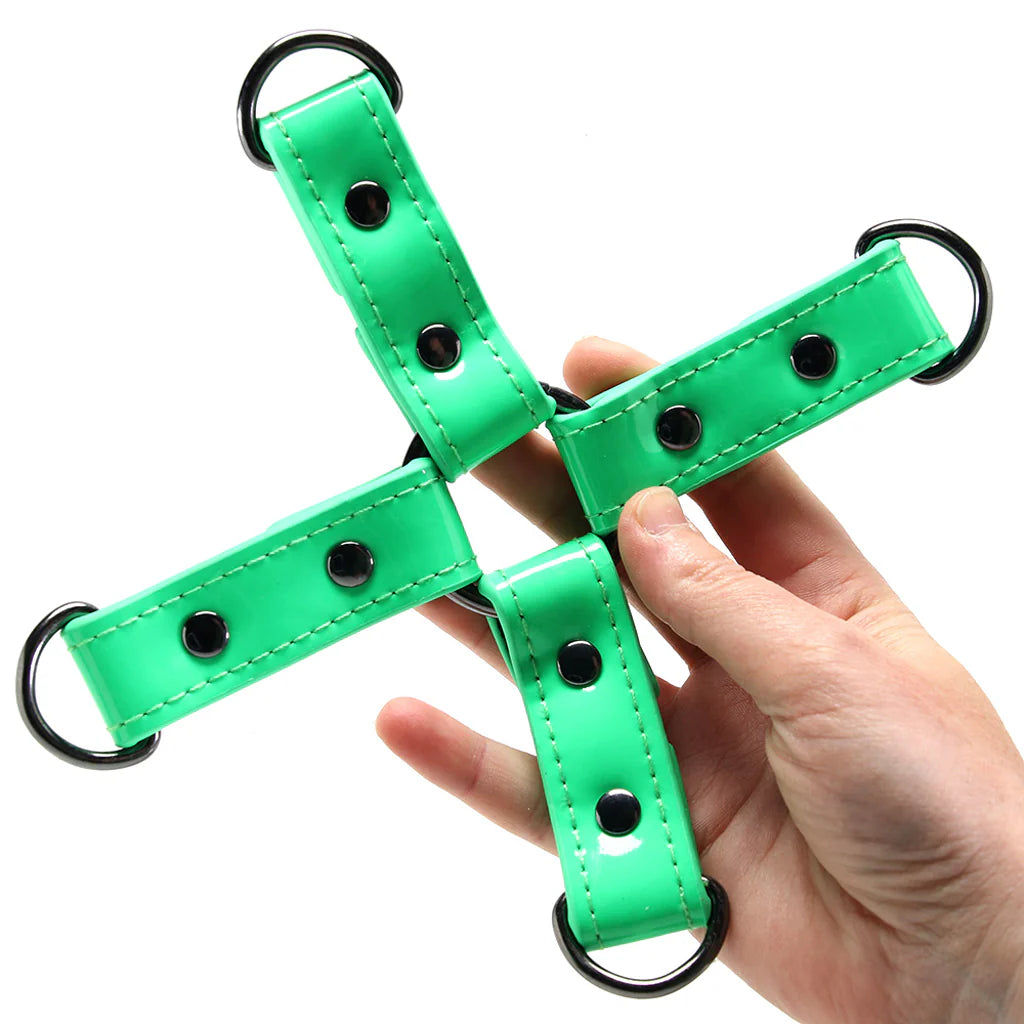 Attache-cou Electra Play Things vert fluo