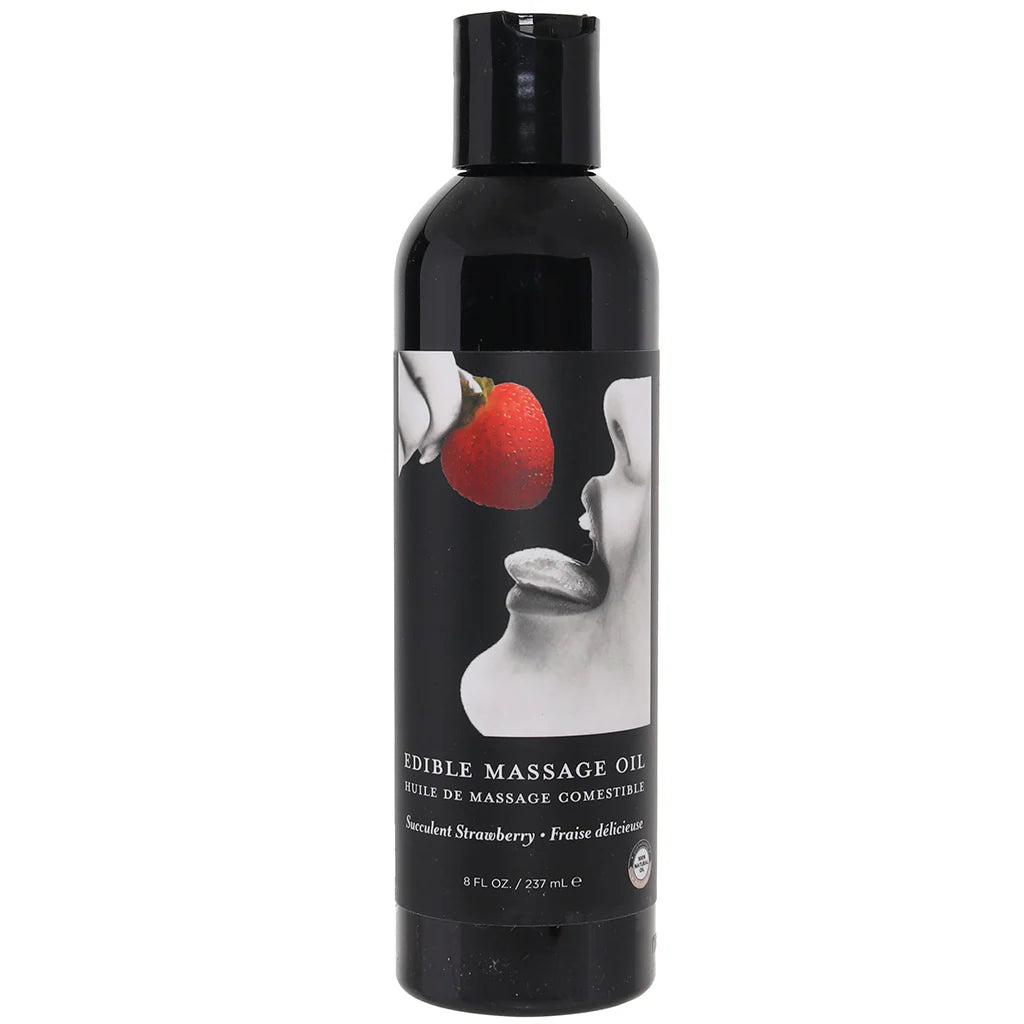 Huile de massage comestible - (8 oz)