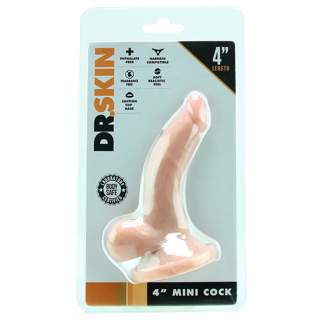 Blush - Dr.skin+ 4" mini cock