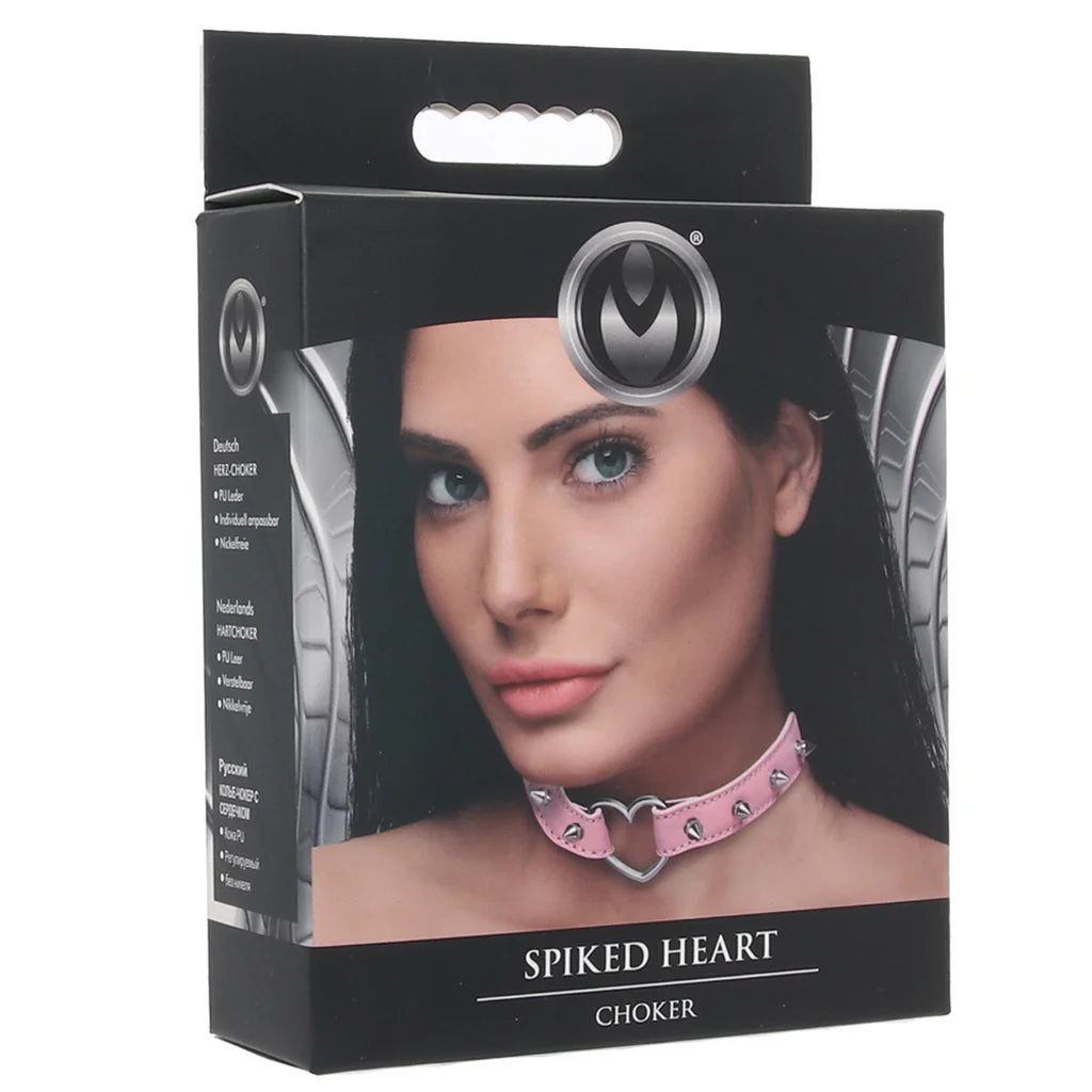 MasterSeries - Spiked heart choker