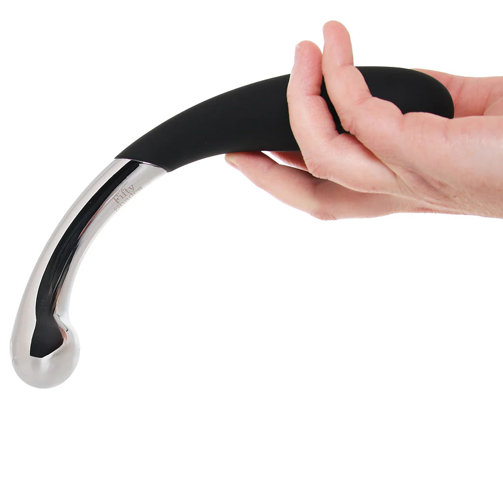 Baguette pour point G Sweet Pressure en métal et silicone Fifty Shades of Grey