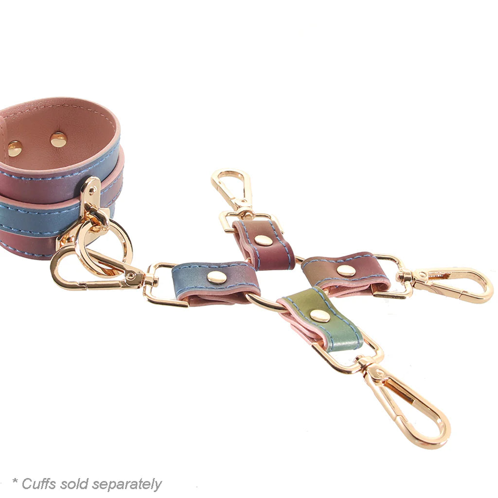 Nœud de bondage Spectra Hog Tie arc-en-ciel