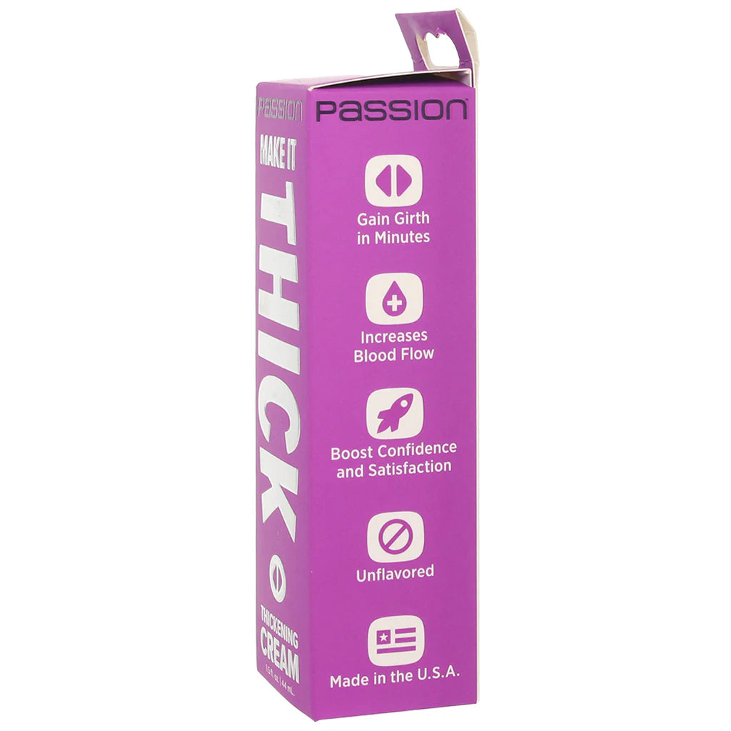Crème épaississante Passion Make It Thick en format 44 ml (1,5 oz) Passion Pals