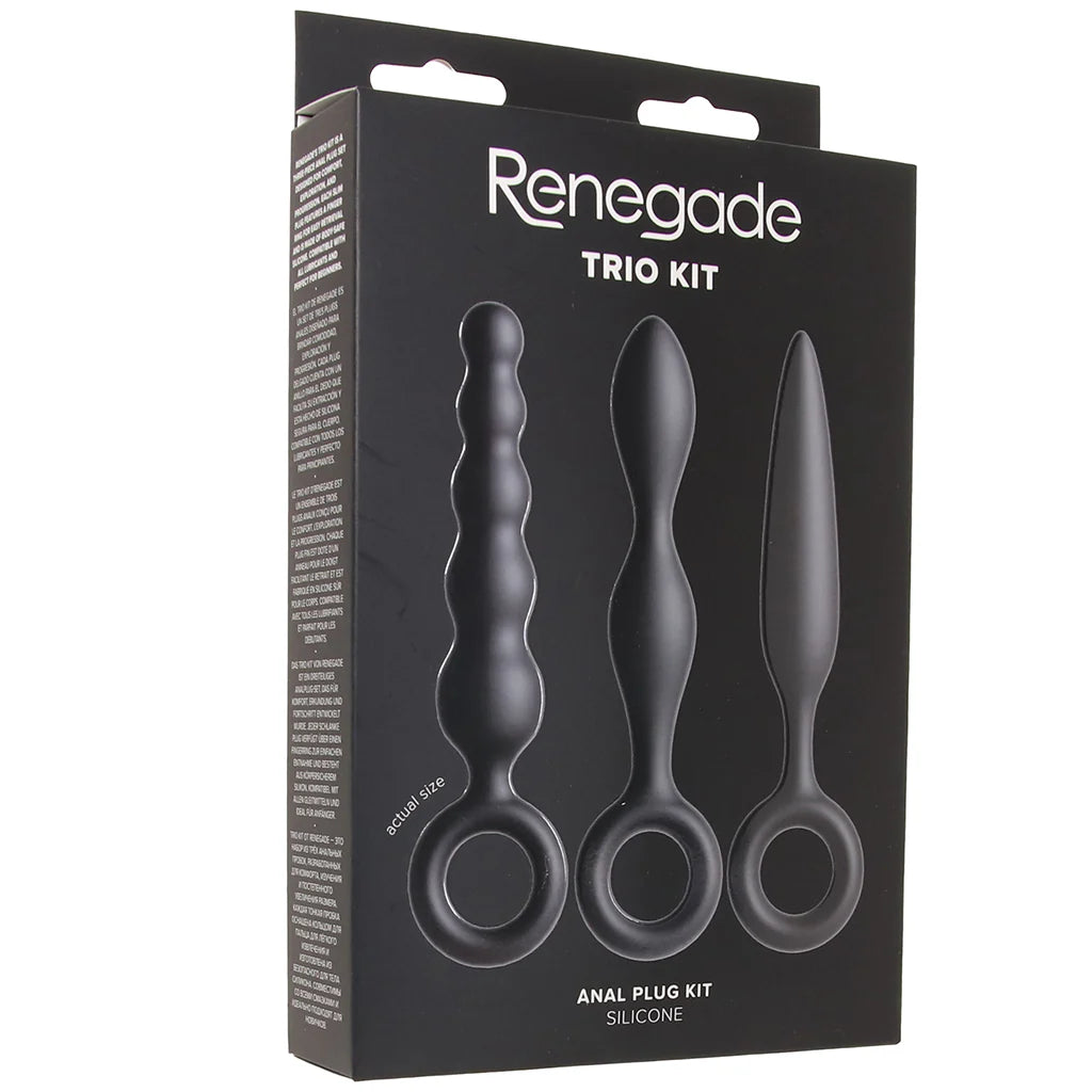 Ensemble de 3 plugs anaux Renegade Trio