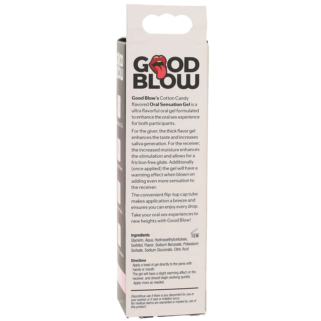 Gel buccal Good Blow Sensation 44,4 ml (1,5 oz) à la barbe à papa