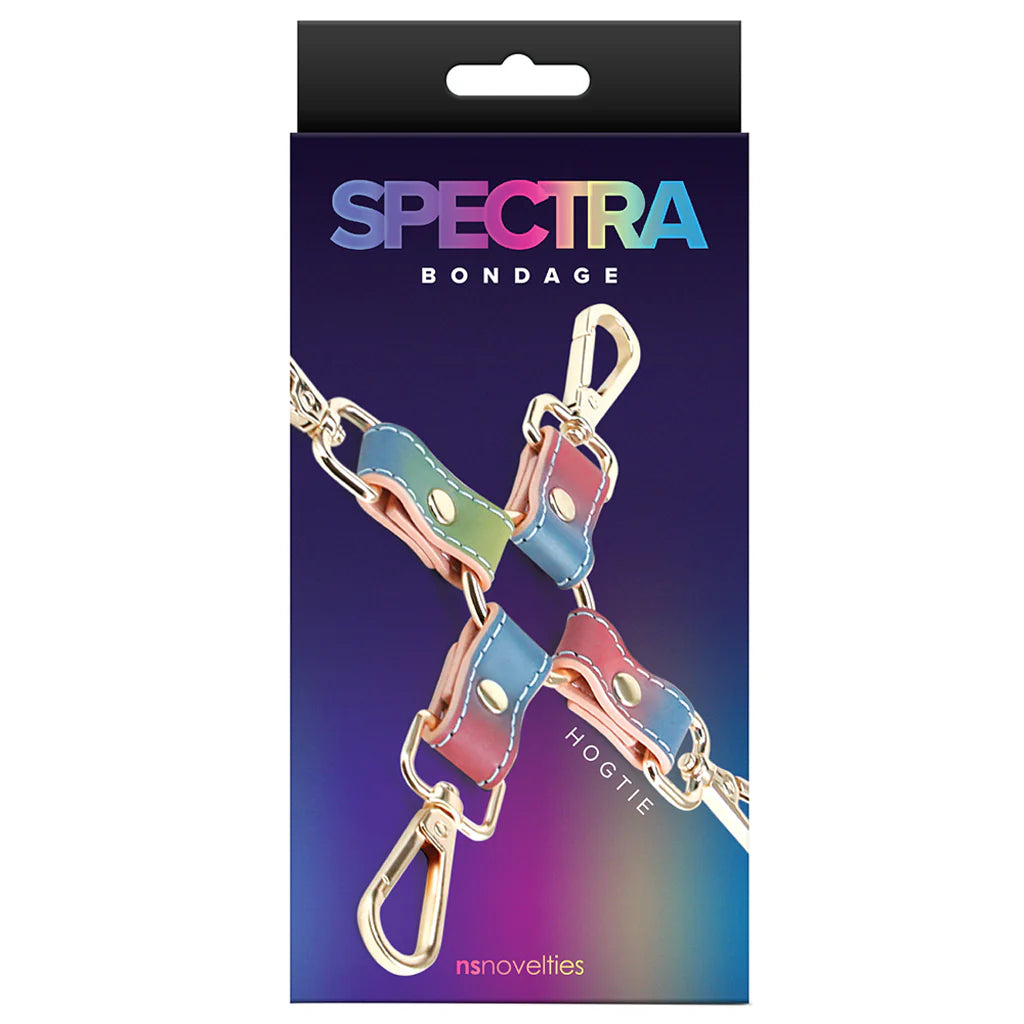 Nœud de bondage Spectra Hog Tie arc-en-ciel