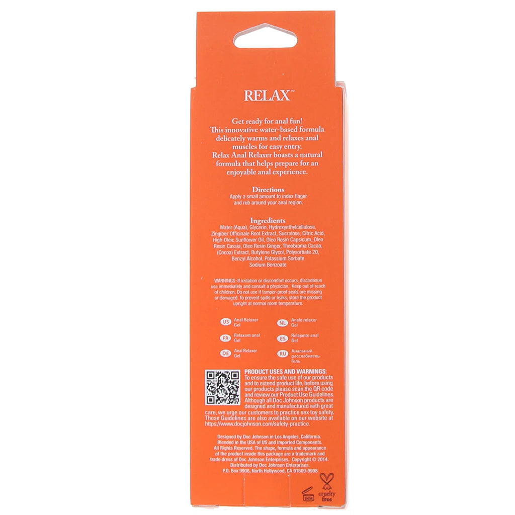 Relaxant anal en 56 g (2 oz) Docteur Johnson