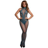 Le Désir - Bodystocking Bleu Combo Dentelle
