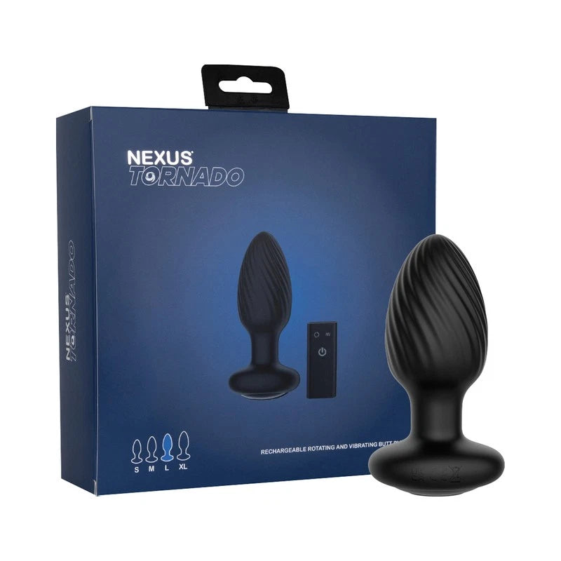 Nexus Tornado Large Plug anal rotatif et vibrant avec télécommande